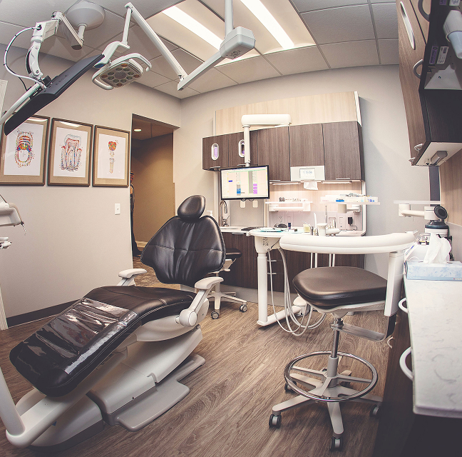 Dental treatment room at Dental Center of North Iowa